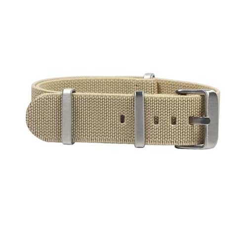 PEtbon 18/20/22mm gewebtes Uhrenarmband aus Nylongewebe im Militärstil als Ersatz für das Armband einer analogen Uhr von PEtbon