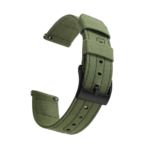 PEtbon 20mm/22mm Schnellverschluss-Sport-Armband aus Segeltuch-Nylon, Ersatz für mechanische Uhren für Herren und Damen von PEtbon