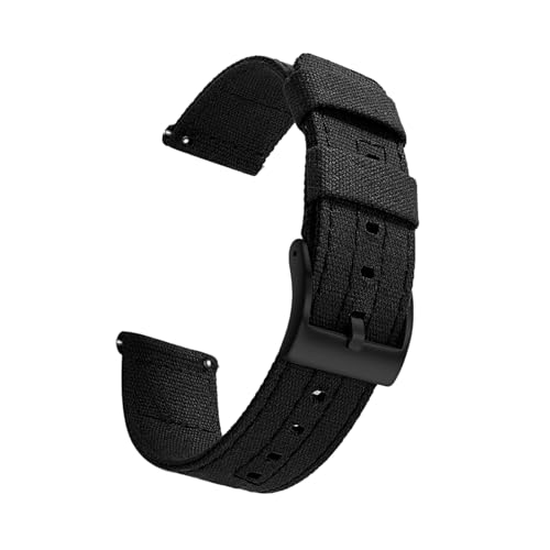 PEtbon 20mm/22mm Schnellverschluss-Sport-Armband aus Segeltuch-Nylon, Ersatz für mechanische Uhren für Herren und Damen von PEtbon