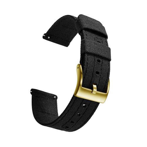 PEtbon 20mm/22mm Schnellverschluss-Sport-Armband aus Segeltuch-Nylon, Ersatz für mechanische Uhren für Herren und Damen von PEtbon