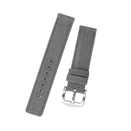 PEtbon 20mm/22mm verdicktes Nylon-Canvas-Uhrenarmband mit Schnellverschluss-Federsteg für mechanische Uhren von PEtbon