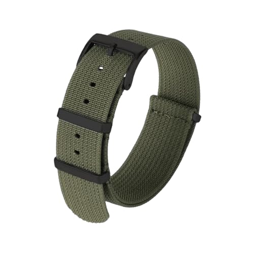 PEtbon 20mm/22mm wasserdichtes, hautfreundliches Nylon Armband, erhältlich mit 3 Arten von Edelstahlschnallen von PEtbon