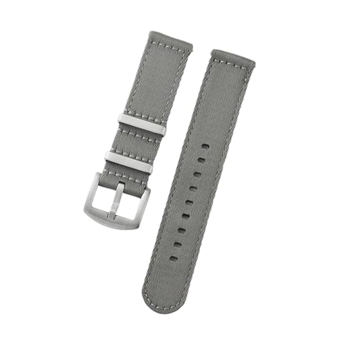 PEtbon 20mm/22mm weiches, hautfreundliches, gewebtes Sportuhrenarmband aus Nylon mit Schnellverschluss-Federsteg von PEtbon