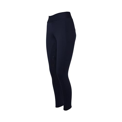 PFIFF 103110 Winterreitleggins „Alaska“ mit Handytasche, Kinder Damen | Blau 110/116 von PFIFF