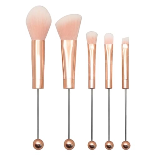 Perlen-Make-up-Pinsel,Perlen-Make-up-Pinsel-Set | 5-teiliges Pinselset - Lidschattenpinsel, Foundation-Pinsel, Konturpinsel, Concealer-Pinsel, Beauty-Geschenke für Frauen Phasz von PHASZ