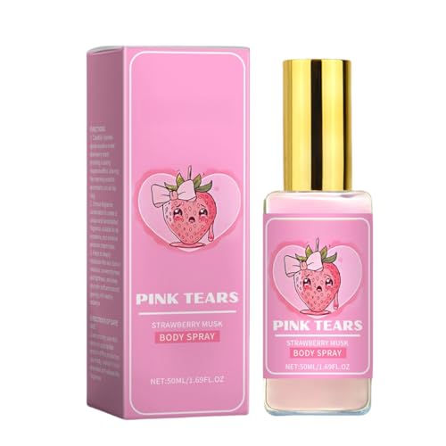 Pink Tears Körperspray, Erdbeer-Körpermilch, langanhaltende Frische, frischer Duft Pink Tears Körperspray, Erdbeer-Körpermilch, langanhaltende Frische, frischer Duft von PHFDQKG