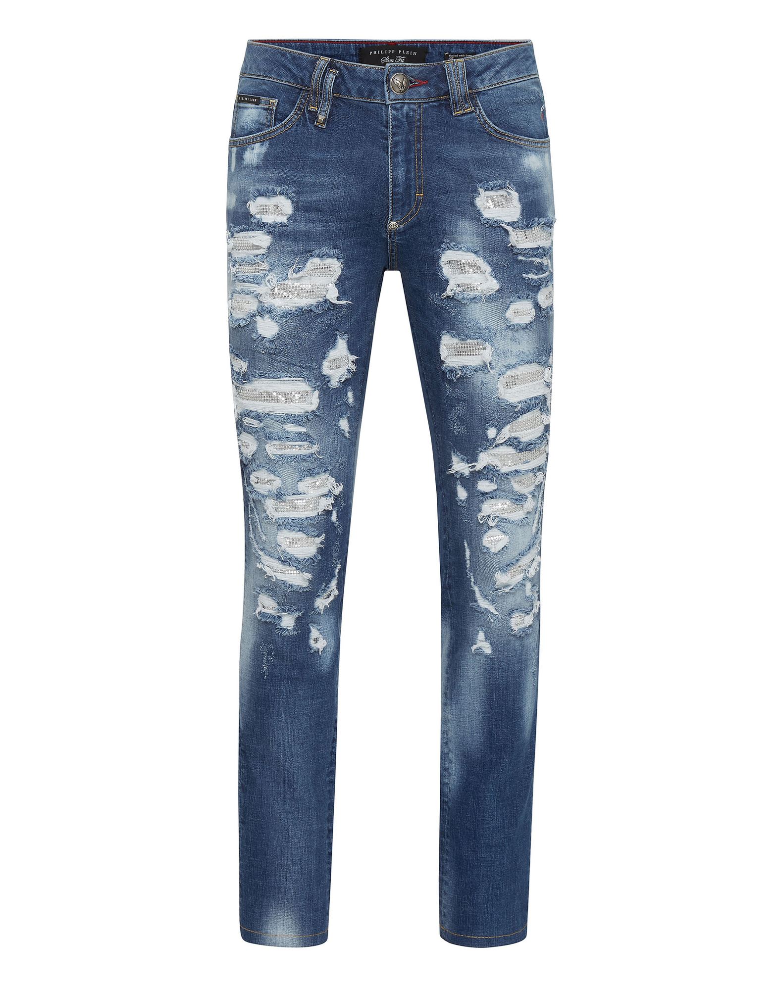 PHILIPP PLEIN Hose Herren Blau von PHILIPP PLEIN