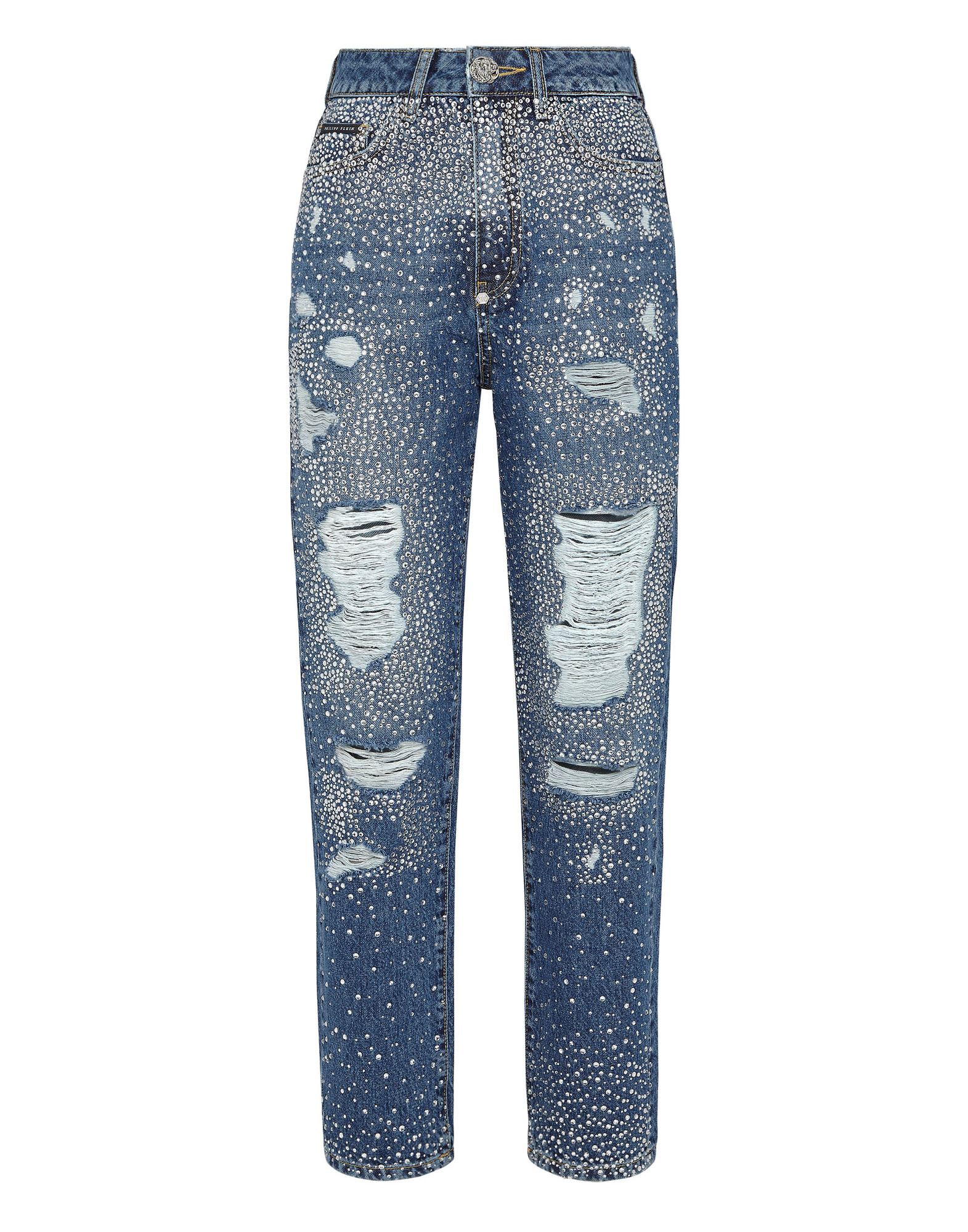 PHILIPP PLEIN Jeanshose Damen Blau von PHILIPP PLEIN