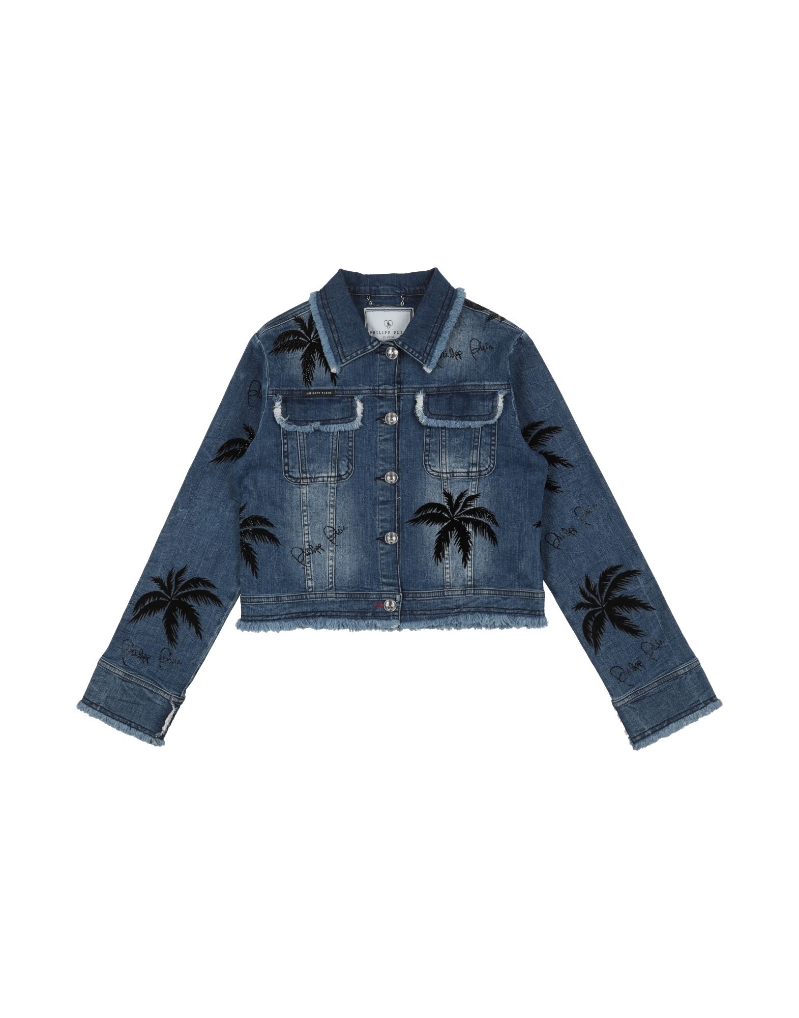 PHILIPP PLEIN Jeansjacke/-mantel Kinder Blau von PHILIPP PLEIN