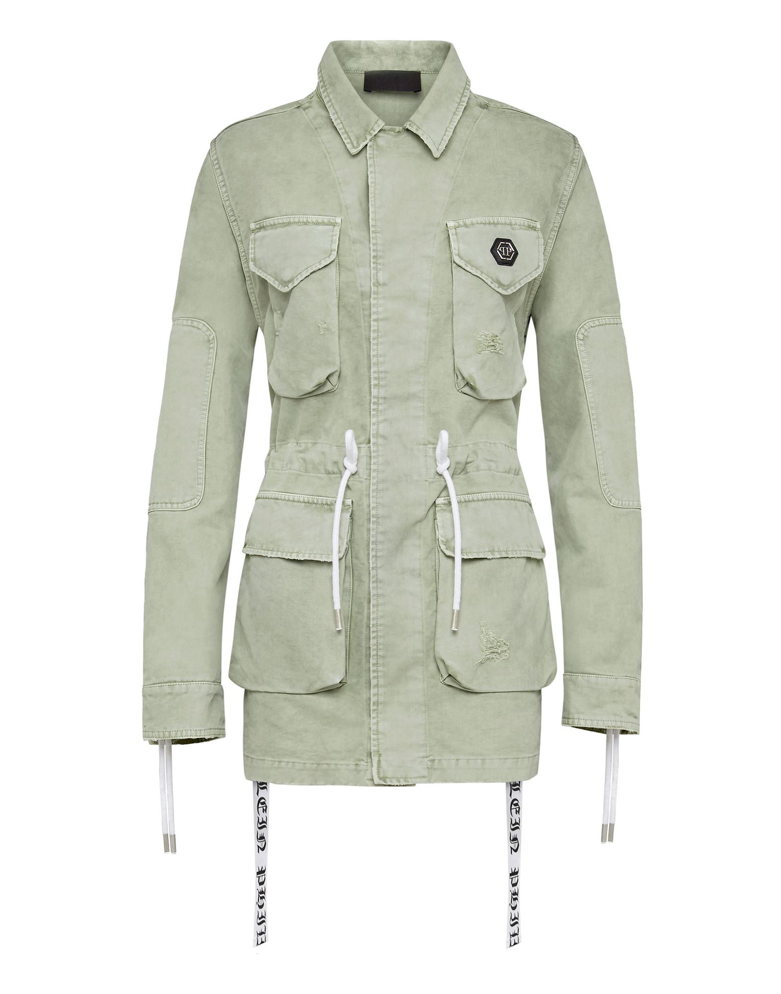 PHILIPP PLEIN Jacke, Mantel & Trenchcoat Damen Militärgrün von PHILIPP PLEIN