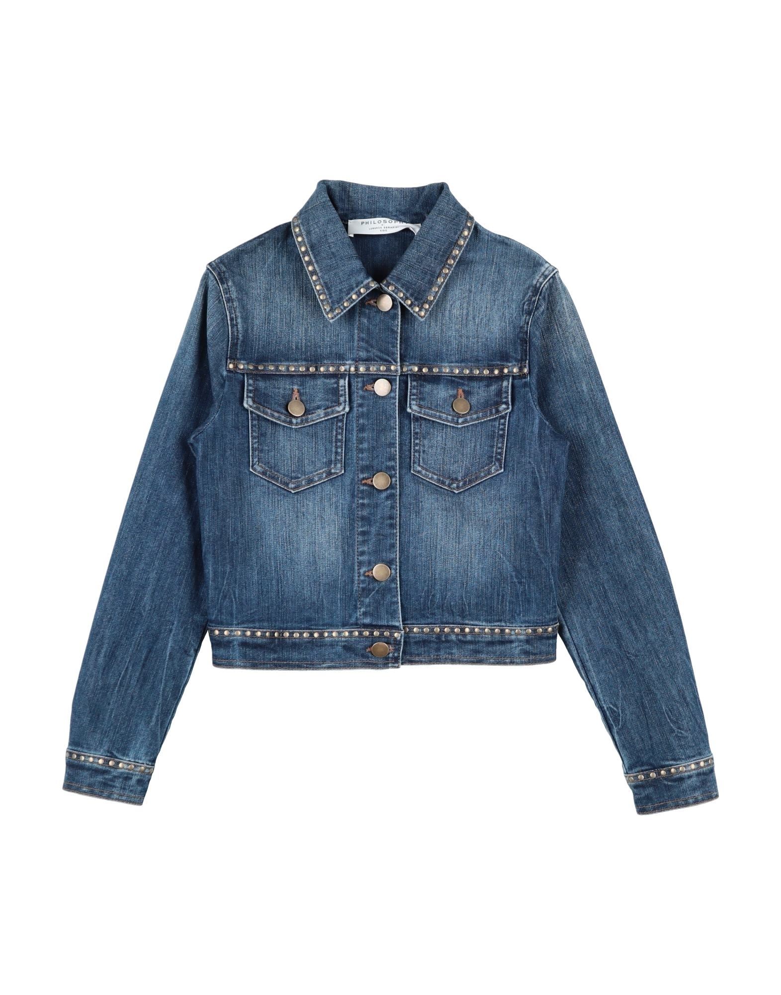 PHILOSOPHY di LORENZO SERAFINI Jeansjacke/-mantel Kinder Blau von PHILOSOPHY di LORENZO SERAFINI