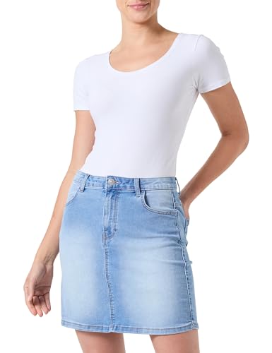 PCPEGGY HW LB Denim Skirt NOOS von PIECES