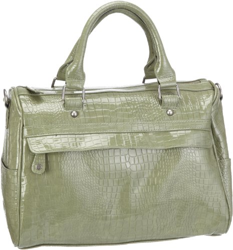 PIECES BIANA 17040799, Damen Umhängetaschen, Grün (Olive Green), 33x28x17 cm (B x H x T) von PIECES