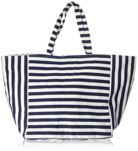 PIECES Damen Pcsassi Large Tote Bag Bc Sww, Mazarine Blue, Einheitsgröße von PIECES