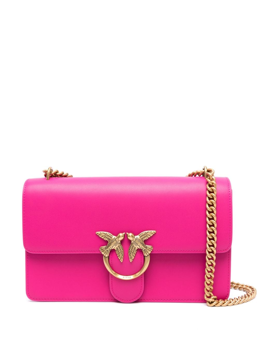 PINKO Classic Love Schultertasche - Rosa von PINKO