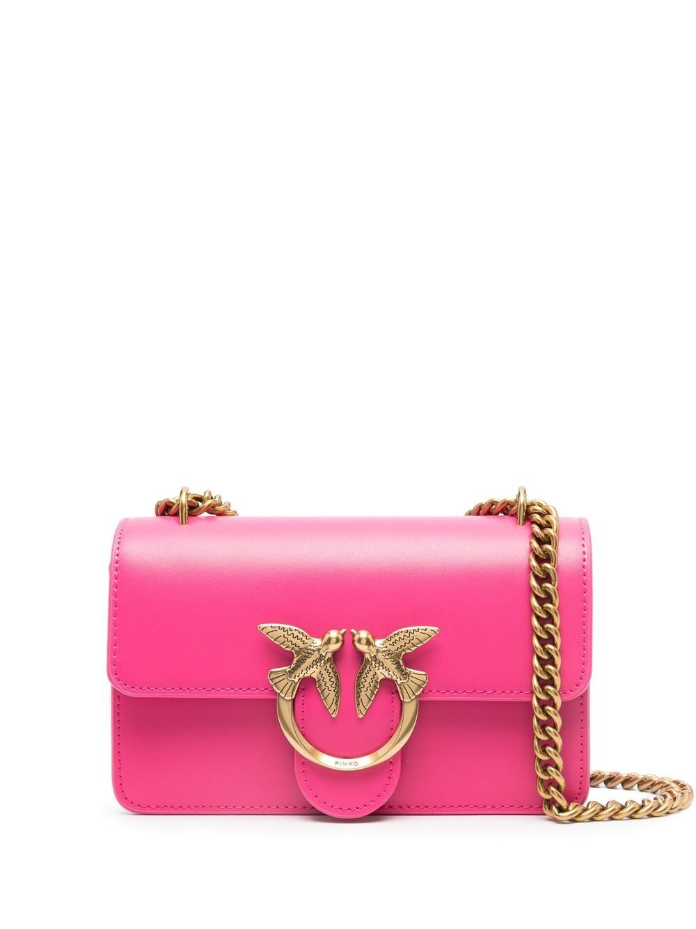 PINKO Love Birds Schultertasche - Rosa von PINKO