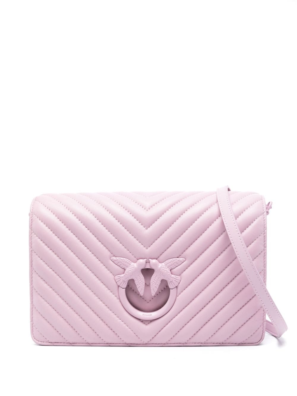 PINKO Love Schultertasche - Rosa von PINKO