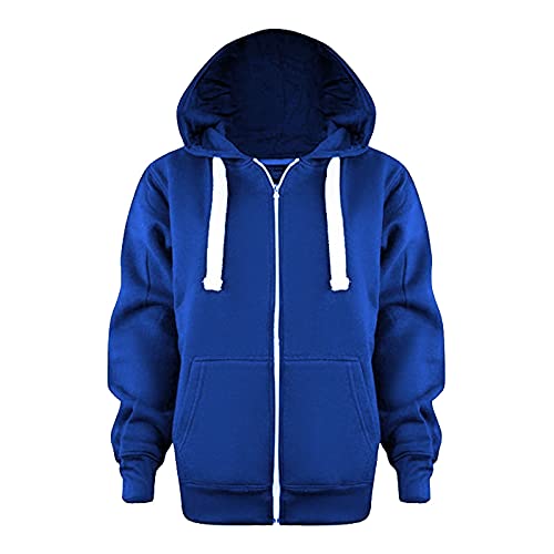 Jacke Kinder Jungen Zip Up Hoodie Sweatjacke Kapuzenjacke Kapuzenpullover Langarm Pullover Hoody Sweatshirt Mit Reißverschluss Kinder Kapuzenjacke Hoodie Kapuzen Sweaterjacke Pullover Mädchen Casual von PINTUTU