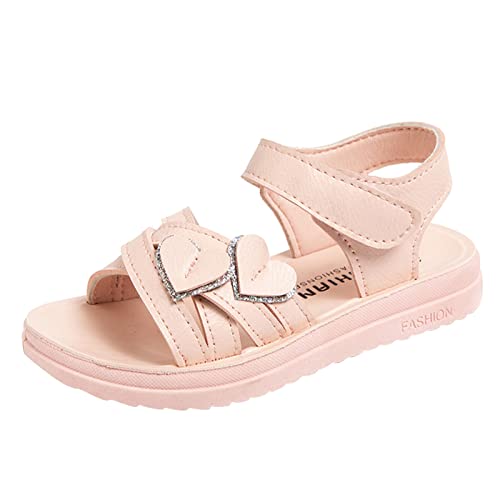 PINTUTU Baby Mädchen Sandalen Mädchen Kinderschuhe mit Schleife Rutschfeste Weiche Sohle Prinzessin Schuhe Kinder Strandschuhe Bequem Niedlicher Sandalen weiche Sohle für den Sommer Sandalen von PINTUTU