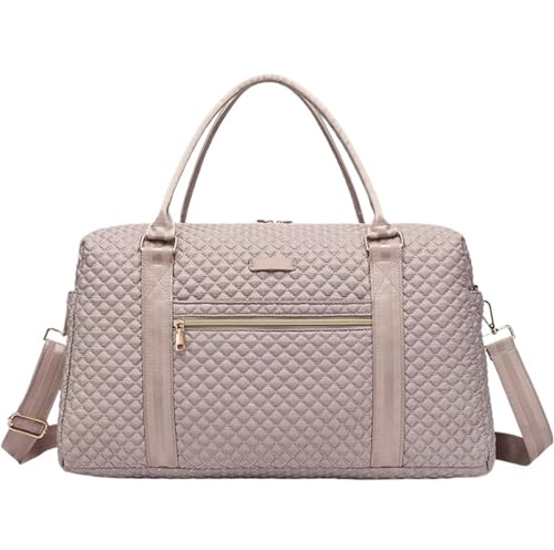 Leichte Reisetasche 19-Zoll-Reisetasche, Reisetasche Für Damen, Wochenendtaschen Für Damen, Übernachtungstasche Für Mädchen, Mama Sporttasche Gym (Color : A, Size : 50 * 21 * 28cm) von PIPONS