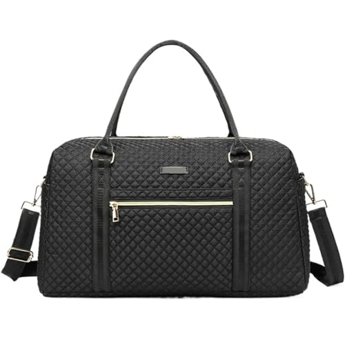 Leichte Reisetasche 19-Zoll-Reisetasche, Reisetasche Für Damen, Wochenendtaschen Für Damen, Übernachtungstasche Für Mädchen, Mama Sporttasche Gym (Color : B, Size : 50 * 21 * 28cm) von PIPONS