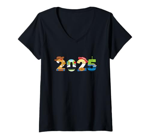 Damen Disney and Pixar's Toy Story 2025 Trip Vacation Matching T-Shirt mit V-Ausschnitt Damen Disney and Pixar's Toy Story 2025 Trip Vacation Matching T-Shirt mit V-Ausschnitt von PIXAR