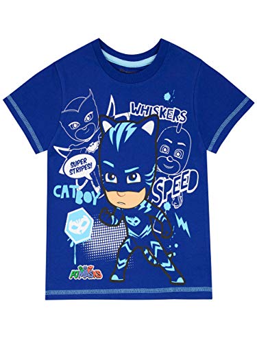 PJ Masks Jungen Catboy T-Shirt Blau 140 von PJ Masks