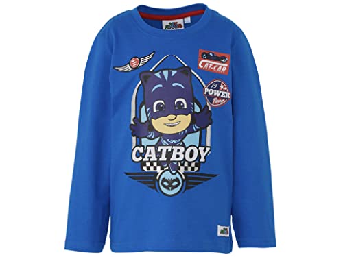 PJ Masks Pyjamahelden Langarmshirt (110, blau) von PJ Masks