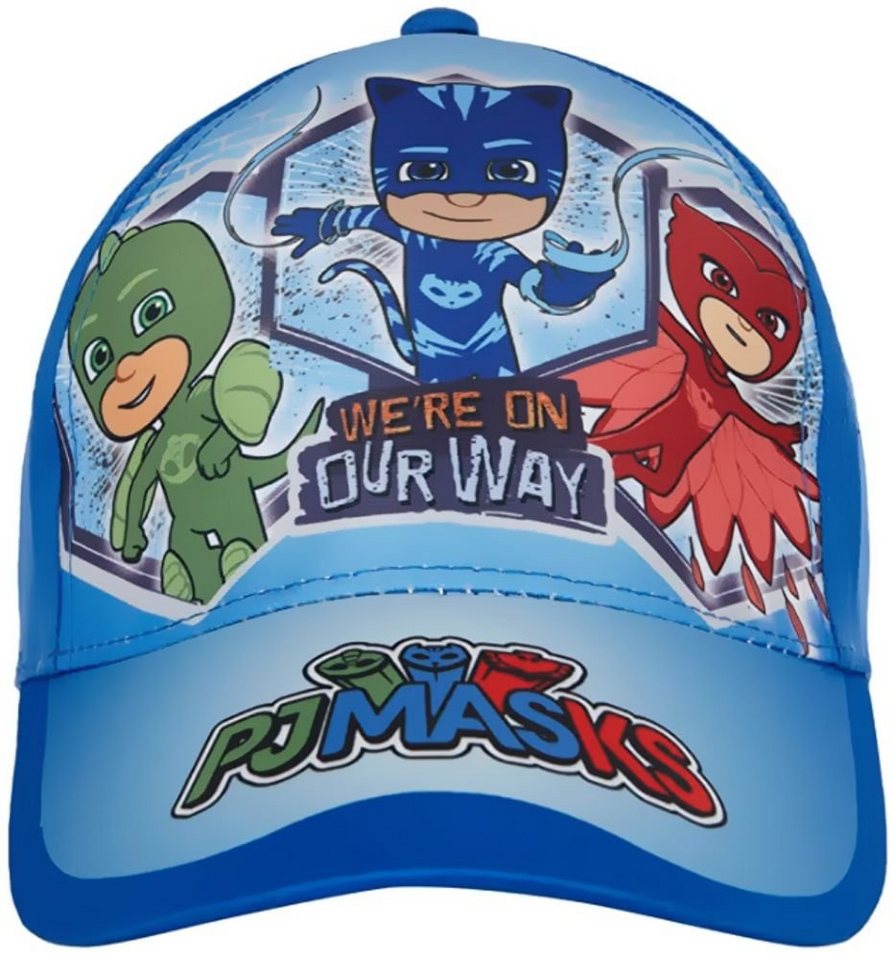 PJ Masks Schirmmütze PJ MASK Kinder Schirmmütze Basecap Jungen + Mädchen Helden im Schlafanzug Gr. 52 + 54 von PJ Masks