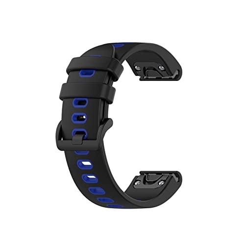 PLACKE Mode dauerhafte Anti-Fall-Uhr-Armband for Garmin Fit for Fenix 6x 5x. Fit for Saphir GPS Pro. FENIX5X PUBS Wasserdichte Ersatzarmbandband (Color : 3, Size : Fenix6X Sapphire GPS) von PLACKE