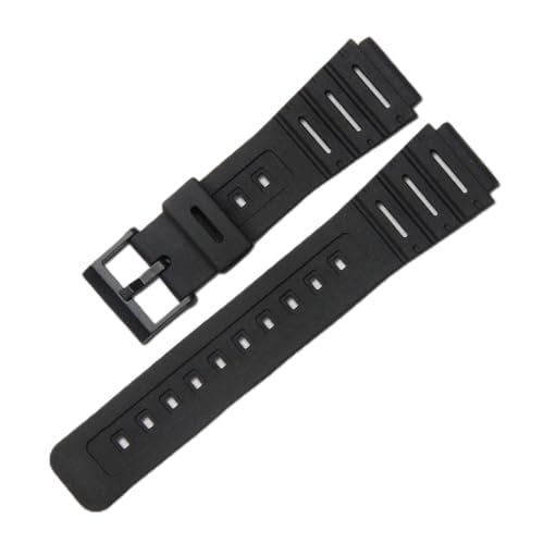 PLACKE Silikonarmbands for Casio Ca-53w. Watch-Zubehör langlebiger wasserdichter kratzfester Gummi-Handgelenkband von PLACKE