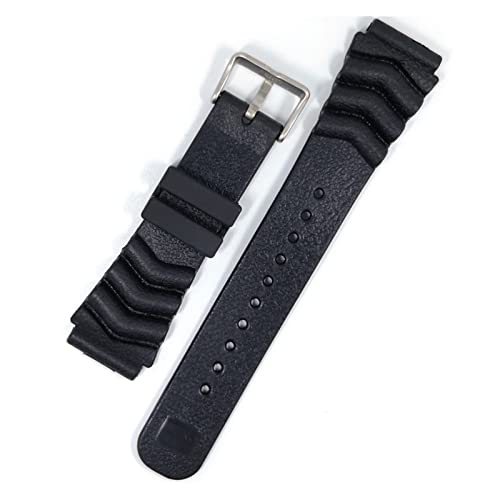 PLACKE Silikonband Fit for Seiko Wasser Fit for Ghost 18mm 20mm 22mm Armband Sport Wasserdichte Strap Frauen Männer Uhren Band Armband (Size : 20mm) von PLACKE