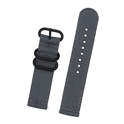 PLACKE 18mm 24mm 22mm 20mm Nylon Sport Ersatzgurtband for Samsung Galaxy Fit for Gang S3 S2. Uhrband Männer Armbandband Ringschnalle (Color : 5, Size : 20mm) von PLACKE