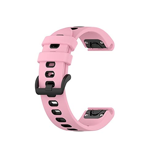 PLACKE Sanft Tpu. Silikon-Armband-Armband-Armband for Garmin Fenix 6S PRO 5S plus wasserdichte sweatroform durable Ersatzuhr-Band (Color : 1, Size : Fenix 6S) von PLACKE