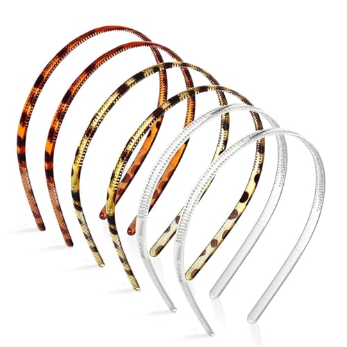 6pcs Trendy Antiskid Stirnbänder Frauen Hair Hoop Vintage Hairstück Für Verschiedene Frisuren Und Anlass 6pcs Trendy Antiskid Stirnbänder Frauen Hair Hoop Vintage Hairstück Für Verschiedene Frisuren Und Anlass von PLCPDM