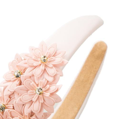 Einzigartiges Leder Blumen Stirnband Modisches Haarband Kopfschmuck Haar Accessoires Perfekt Für Verschiedene Anlässe Weiches Und Bequemes Stirnband von PLCPDM