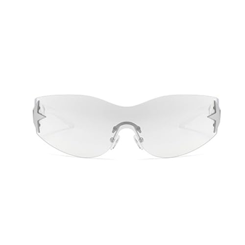 PLCPDM Futuristen Sonnenbrille Coole Farbtöne Leichte Stern Sonnenbrille Randlose Farbtöne Hochzeit Outdoor Bekleidung Vintage Sonnenbrille von PLCPDM