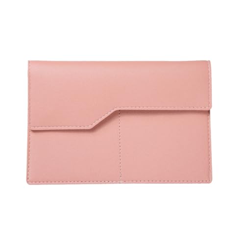 PLCPDM Geldbörse für Kreditkarte, Bargeld, Kleingeld, Münzgeldbörse für Frauen und Mädchen, Geldbörse, Clutch, Reisepasshalter, PU-Geldbörse, rose von PLCPDM