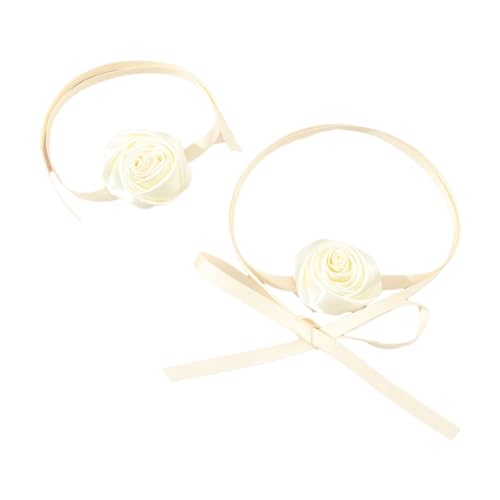 PLCPDM Modische Band-Halskette, Armband für Damen, Nackenband, Kragen, Blume, Rose, Sommerarmband, Choker, Club, Party, Schmuck, Siehe Abbildung von PLCPDM