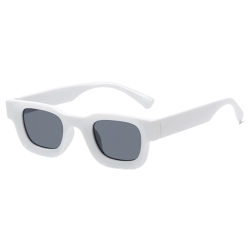 PLCPDM Sonnenbrille Mit Kleinem Rahmen Teenager Karneval Nachtclub Fotografie Brille Teenager Mädchen Radfahren Einkaufen Camping Sonnenbrille Quadratische Sonnenbrille Für Damen Quadratische von PLCPDM