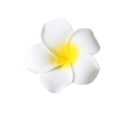 Realistische Plumeria-Blumen-Haarnadel, elegante Hochzeits-Haarspange, süßer Entenschnabel-Clip, Seitennadel, rutschfeste Haarspangen für Haare, Haarnadel für den Urlaub von PLCPDM