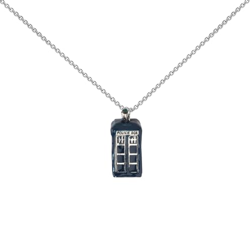 PLITI Dr Who-TV-Show-inspiriertes Geschenk Dr. Who-Merchandise-Halskette für TV-Serien-Fans, M, Edelstahl von PLITI