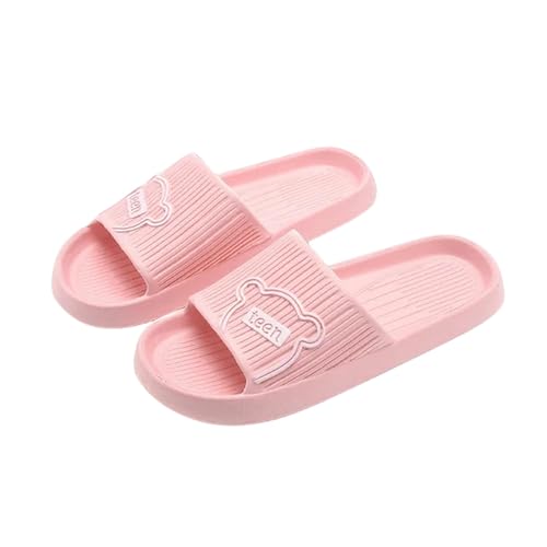 PLOZINDA Hausschuhe Damen Frauen Hausschuhe Haus Sandalen Flip Flops Strand Männer Sommer Paar Unisex No-slip-objektträger-bären-1 P-40-41 von PLOZINDA