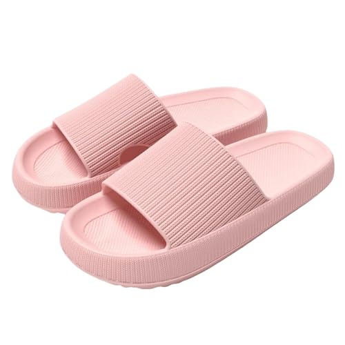 PLOZINDA Hausschuhe Damen Frauen Plattform Pantoffeln Sommer Strand Sandalen Freizeit Innen Badezimmer Anti -slip-p-38-39 von PLOZINDA