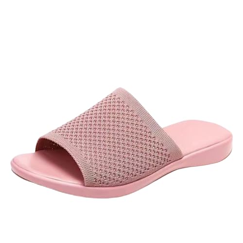 PLOZINDA Hausschuhe Damen Hausschuhe Frauen Frauen Flache Sandalen Lässige Indoor Im Freien Im Freien Slipper Sandalen Für Strand-p-36 von PLOZINDA