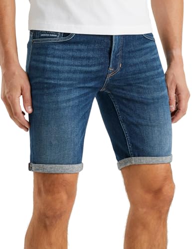 PME Legend Herren Jeans Shorts NIGHTFLIGHT Shorts real mid Blue blau - 34 von PME Legend