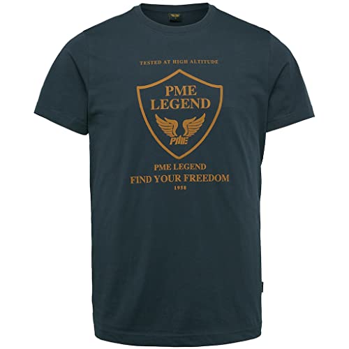 PME Legend Herren T-Shirt Ptss2303571 Dark Navy S von PME Legend