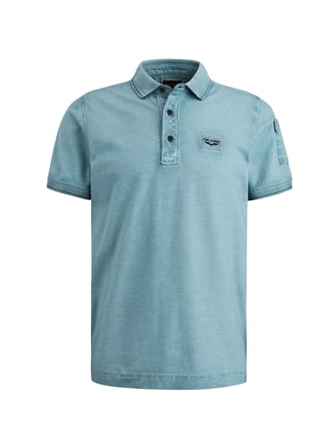 PME Legend Short Sleeve Polo Cold dye Pique - L von PME Legend