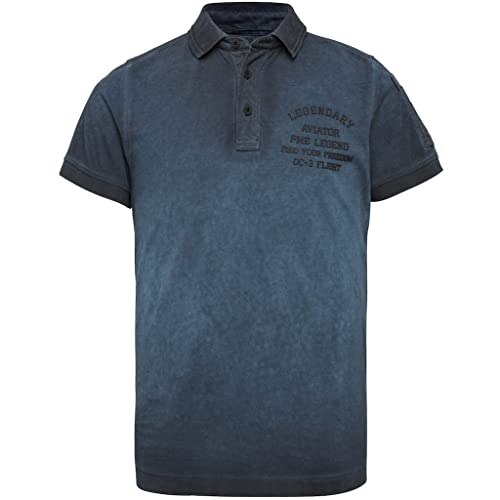 PME Legend Short Sleeve Polo Light Pique Cold - XL von PME Legend