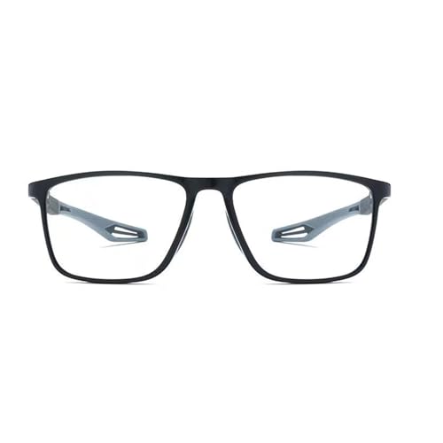 POCHY Anti Blaulicht Gleitsichtbrille Lesebrille Geeignet für Herren/Damen，Bequeme Ultraleicht Computer-Lesebrille, 1.0x,1.5x,2.0x,2.5x,3.0x,3.5x,4.0x,1-Paar (Farbe : Grau, Größe : 1.0x) von POCHY